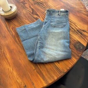 Maeve Light Blue Flare Jeans